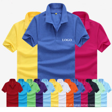 Preço de atacado mais barato de fábrica Plain Polo T-Shirt